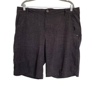LULULEMON Men’s Board Style Shorts Size 40 Charcoal Gray Pattern